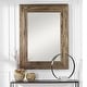 preview thumbnail 3 of 3, Uttermost Rennick Rustic Wood Mirror - 36"x 48"