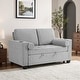 preview thumbnail 76 of 140, 3-in-1 Corduroy Sleeper Sofa Pull-Out Bed Convertible Adjustable Loveseat with USB Port
