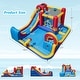 preview thumbnail 3 of 10, Costway Inflatable Water Slide Giant Kids Splash Pool with Double - See Details