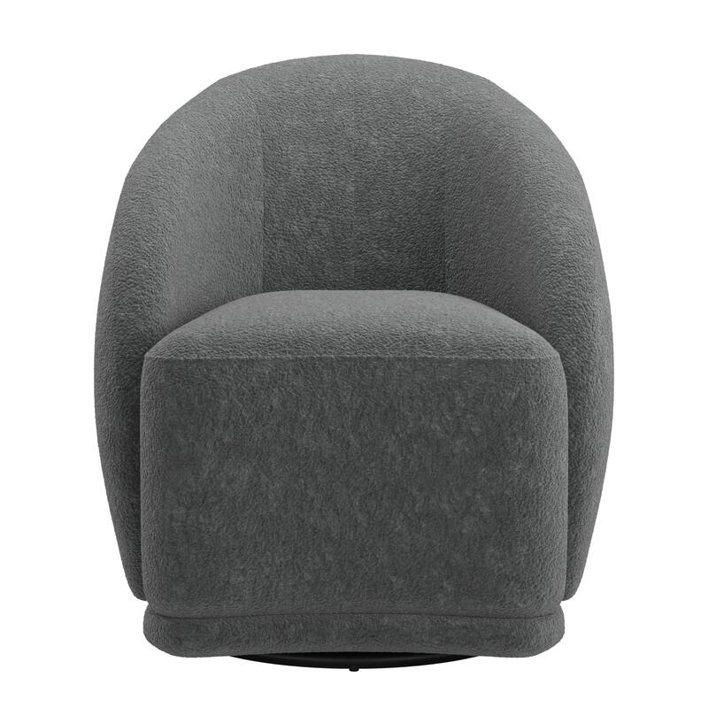 Solvie Jacquard Velvet Swivel Accent Chair by iNSPIRE Q Modern