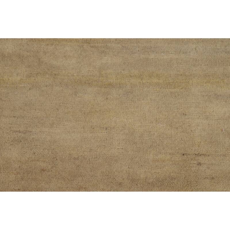 Gabbeh Oriental Runner Rug Hand-Knotted Wool Carpet - 4'1"x 11'3"