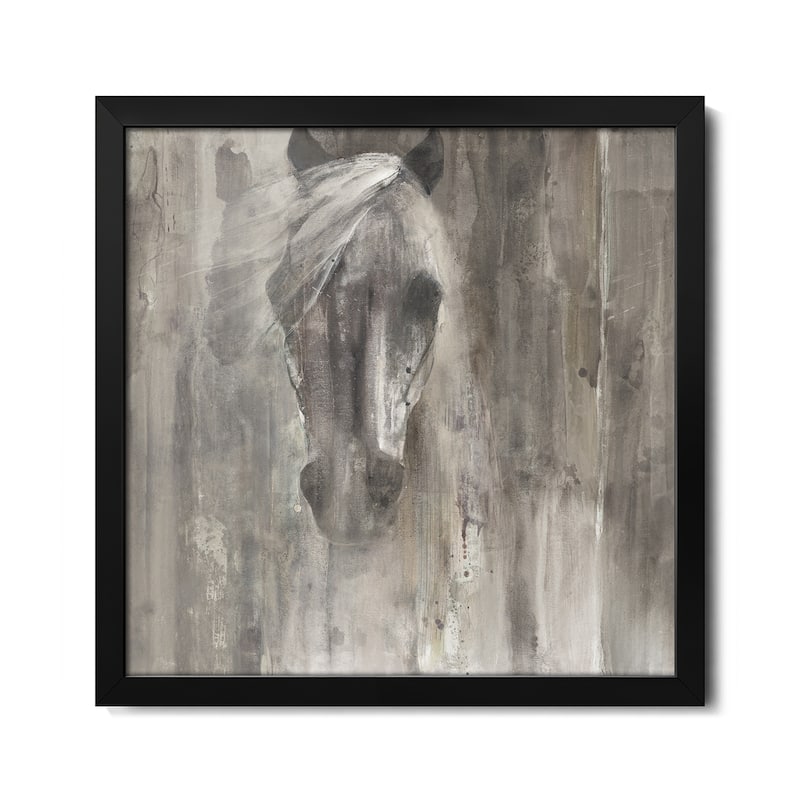 Shadow Light Premium Framed Poster by Albena Hristova - Black - 16x16x1