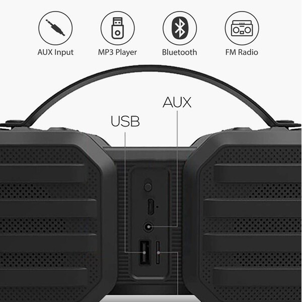 small speaker with aux input