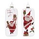 preview thumbnail 1 of 1, Whimsical Santa Ornament (Set of 12)