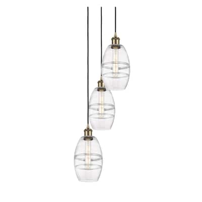Innovations Lighting 113B-3P-25-12 Vaz Pendant Vaz 3 Light 12" Wide