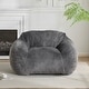preview thumbnail 2 of 11, Christopher Knight Home- Emma Faux Fur Foam Bean Bag Chair
