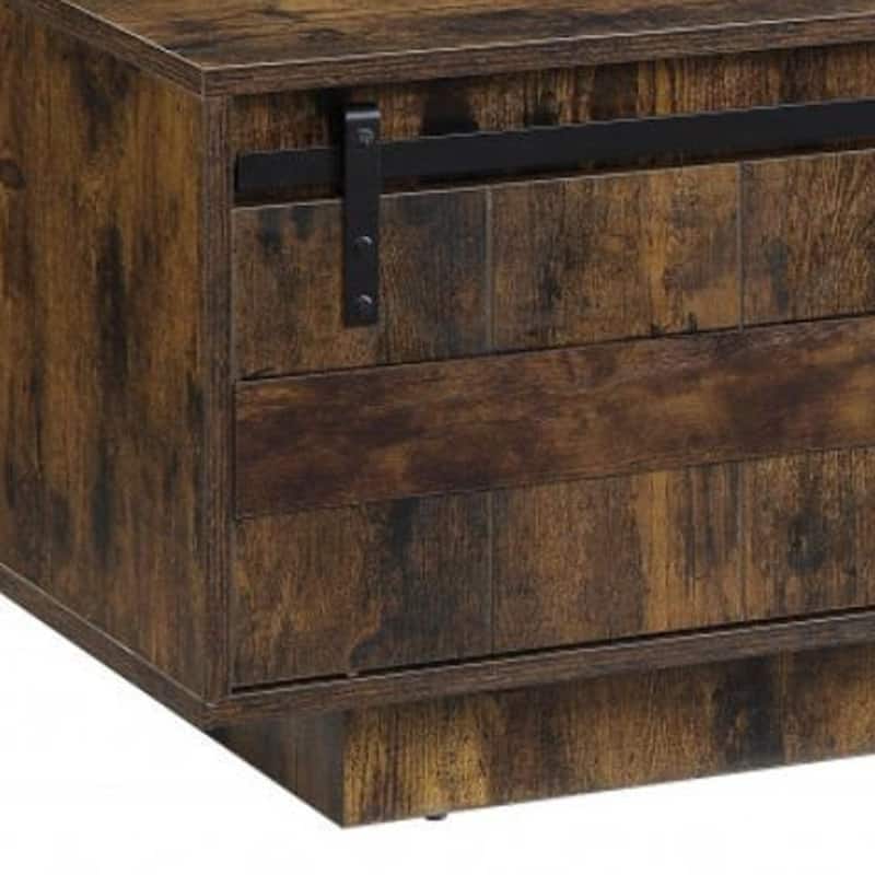Rectangular Coffee Table with Storage Drawer and Shelf for Living Room - 47” x 23” x 17”