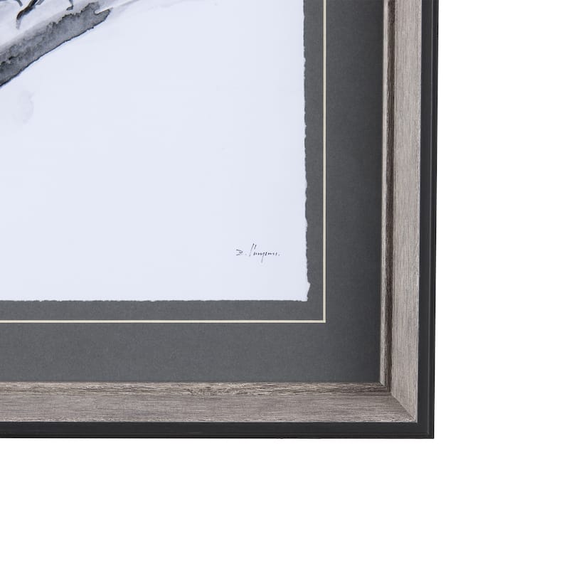 Eastern Blue BW III Framed Art Print