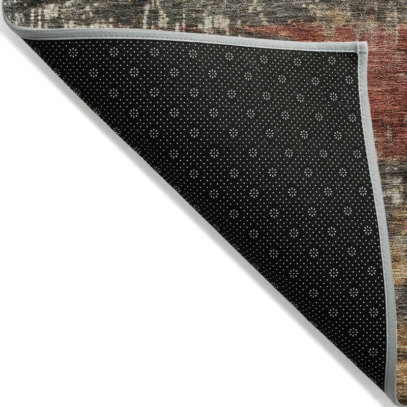 HomeRoots Striped Transitional Rectangle Outdoor Rug