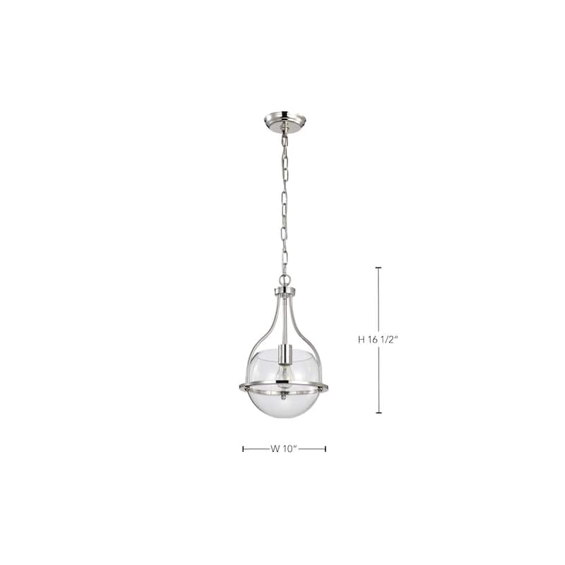 Nuvo Lighting 60/7816 Amado 10" Wide Pendant with Globe Shade
