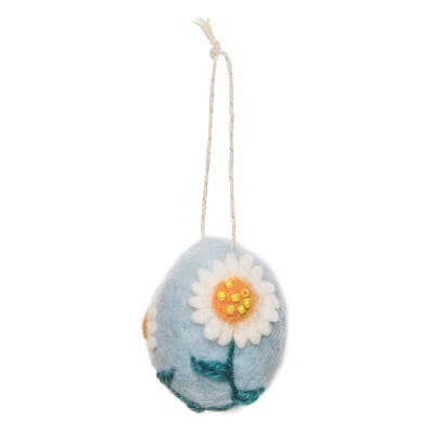 Daisy Egg Easter Spring Decorative Hanging Tree Ornament