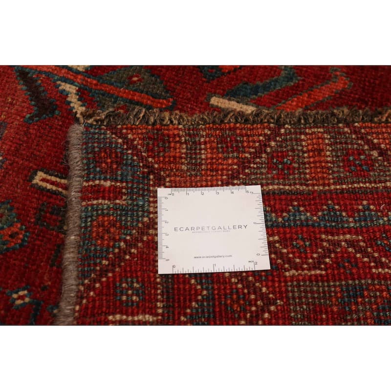 ECARPETGALLERY Hand-knotted Melis Red Wool Rug - 4'9 x 7'4