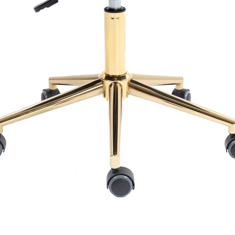 Home Office Desk Chair, Modern Cute Computer Chair, Wheels Swivel Height Adjustable Swivel Task Chair for Home Office