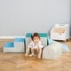 preview thumbnail 7 of 8, 4 Piece Foam Play Set Crawling & Sliding Set for Toddlers