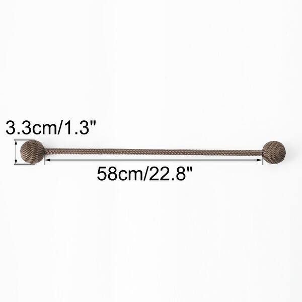 dimension image slide 0 of 2, 2pcs Curtain Tieback 25.6" Holdback Decorative Rope Curtain Holders