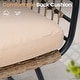 preview thumbnail 6 of 22, VredHom 11PC Outdoor Patio Extendable Table Dining Sets Table with Rattan Chairs