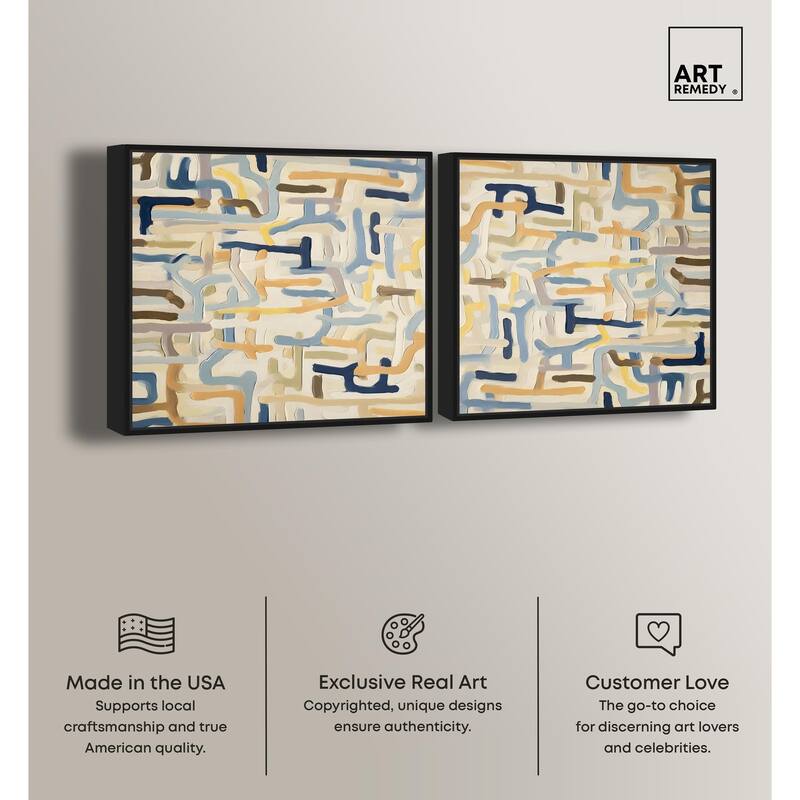 The Cutouts Canvas by Art Remedy