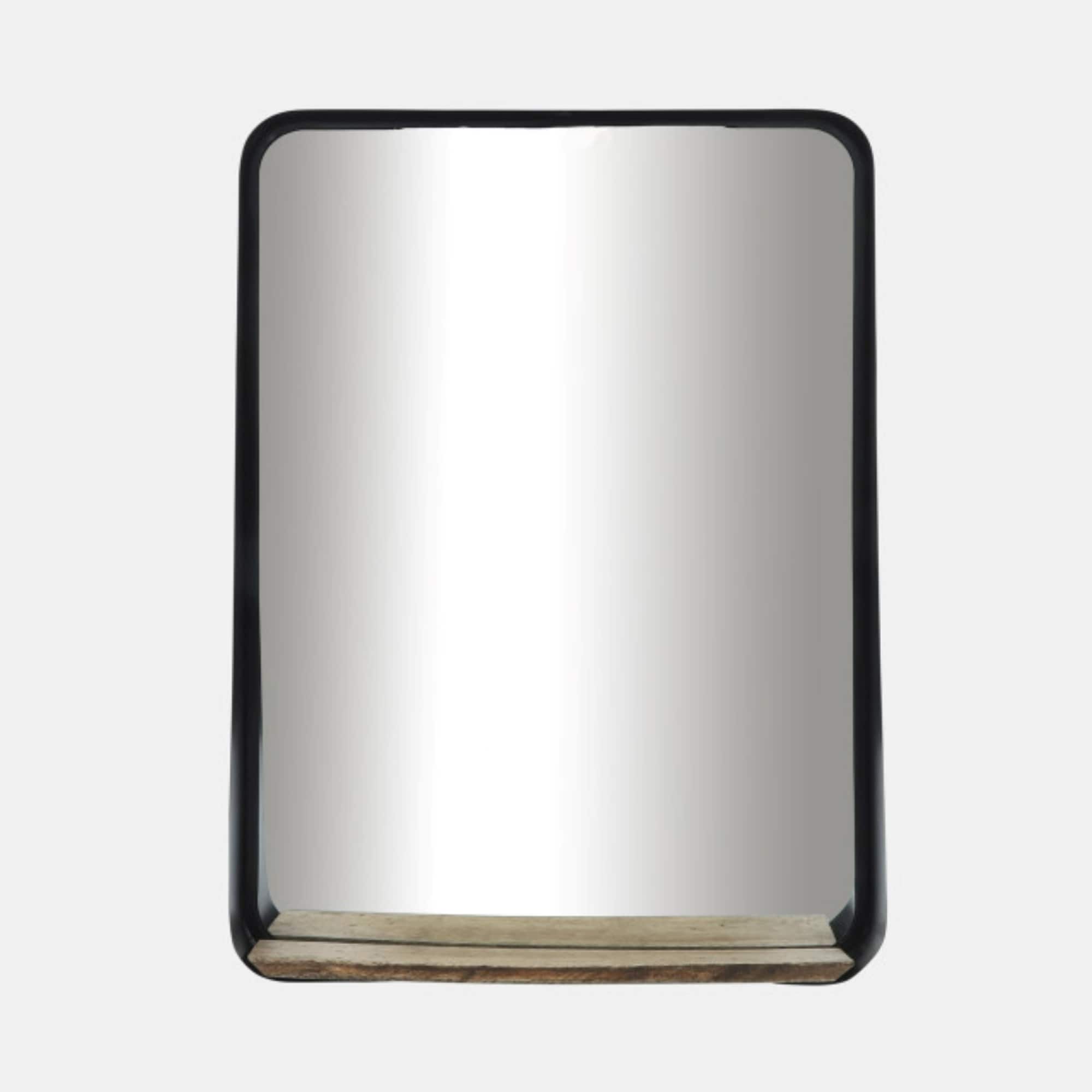 Rectangular Walll Mirror with Shelf - 30