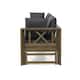 Long Beach Outdoor Extendable Acacia Wood Daybed Sofa by Christopher Knight Home