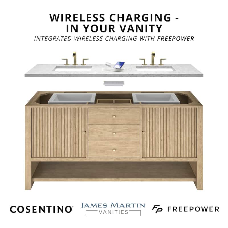 James Martin Vanities D404-V72-FVSL Marigot 72" Free Standing Double