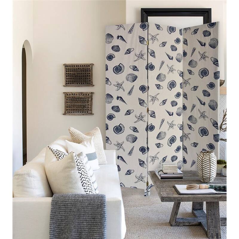 Screen Gems 3 Panel Fabric Kaia Screen - 47 x 71 - 47 x 71