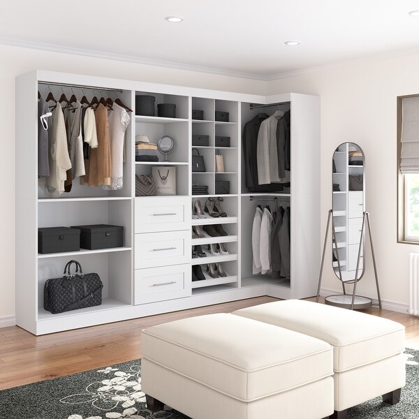 Pur 83W Walk In Closet Organizer by Bestar On Sale Bed Bath Beyond 9626530