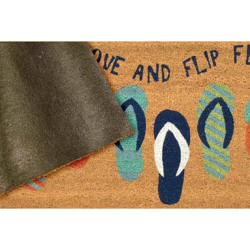 Liora Manne Beach Sandals Rug (1'6" x 2'6") - 1'6" x 2'6"