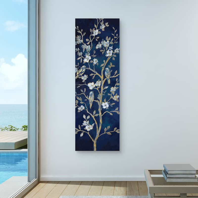 Indigo Spring I Canvas Art Print