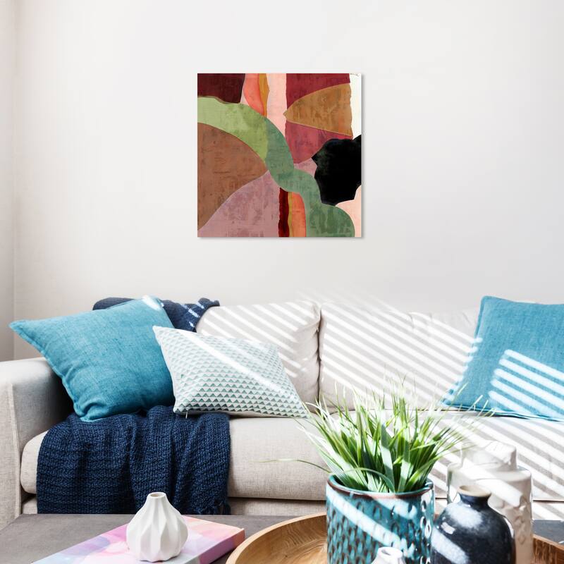 Wynwood Studio Canvas Abstract Blara Bronze and Copper Modern & Contemporary Wall Art Canvas Print - 20 x 20
