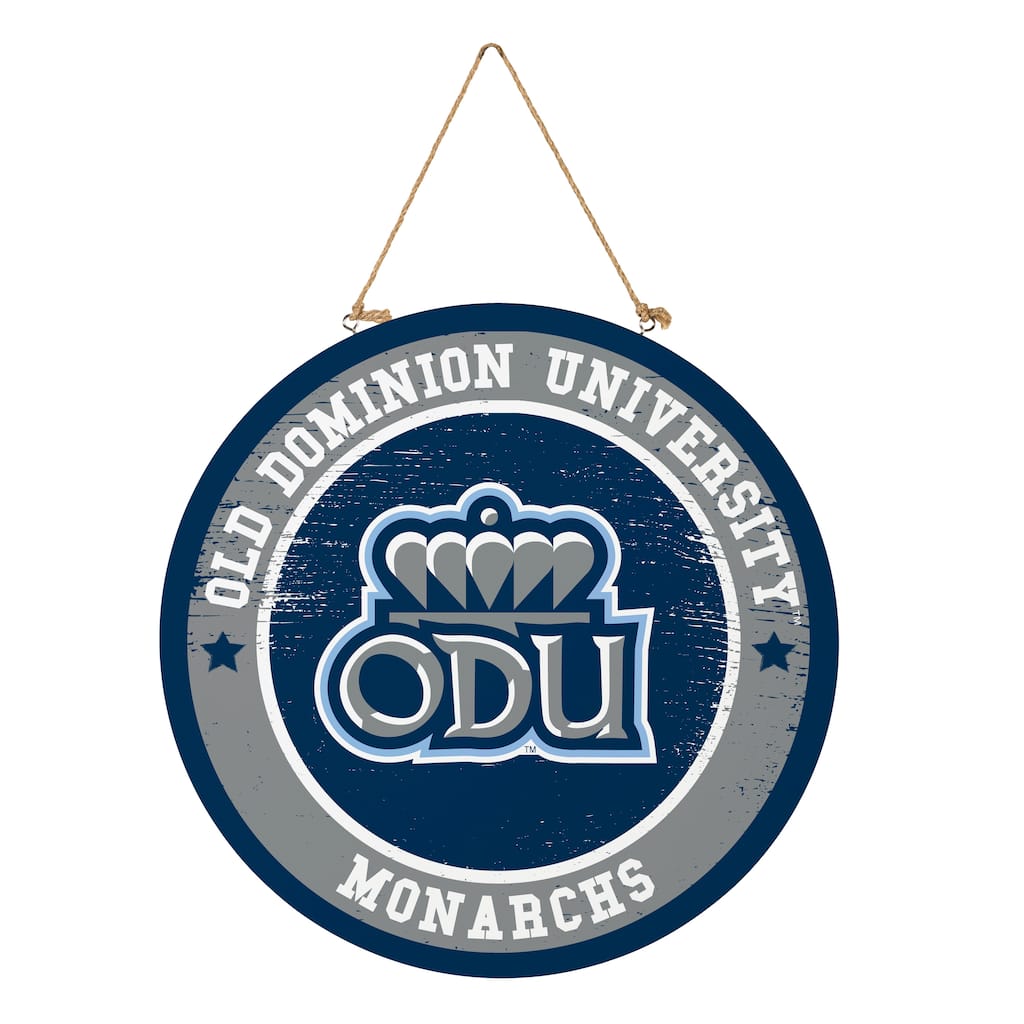 Old Dominion University Wooden Door Decor Wall Sign - Multi-Color