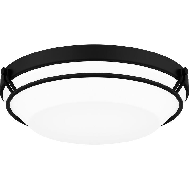 Dunbar Integrated LED Matte Black Flush Mount