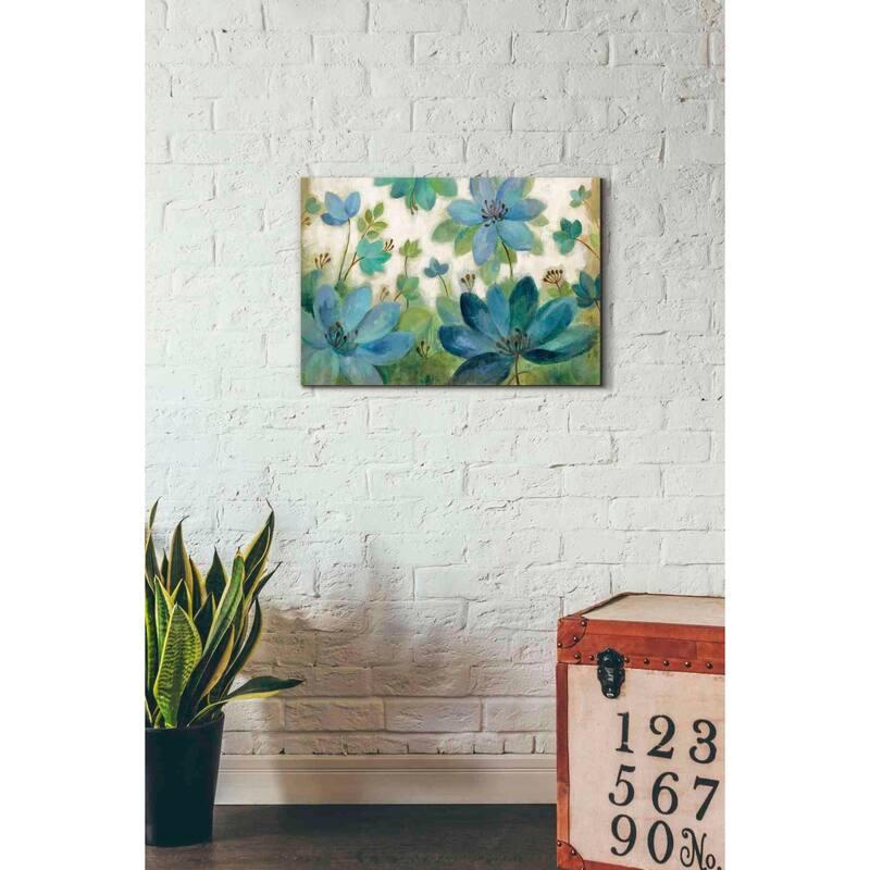 Epic Graffiti 'Peacock Bloom' by Silvia Vassileva, Canvas Wall Art