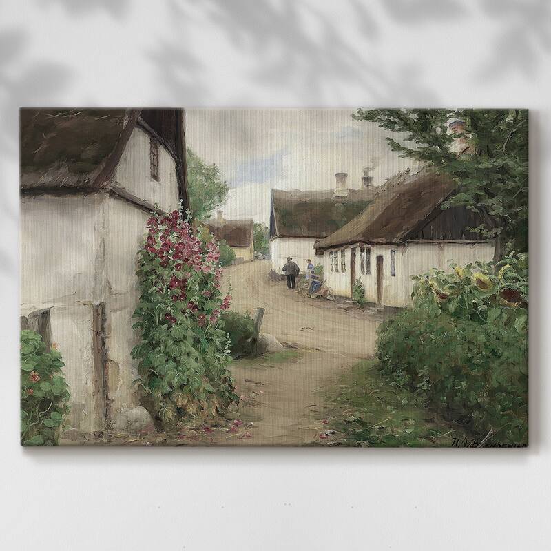 Vintage Landscape -DLVII -Gallery Wrapped Canvas