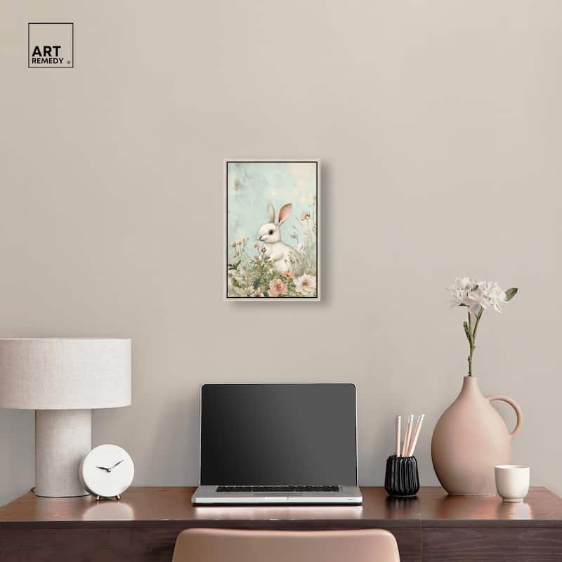 Easter Bunny Canvas by Art Remedy