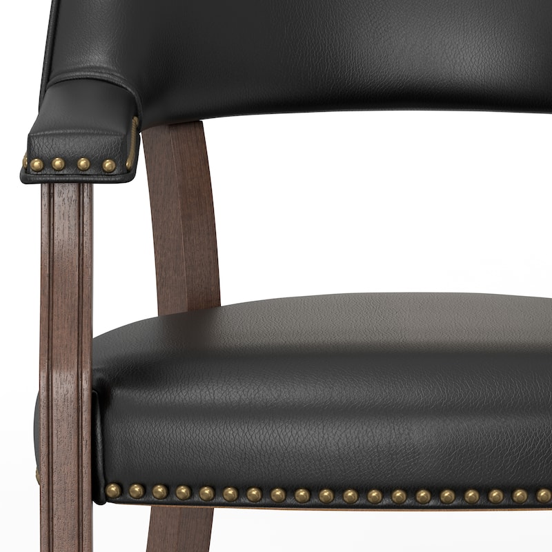 Holliday Dining and Game Chair in Walnut Finish
