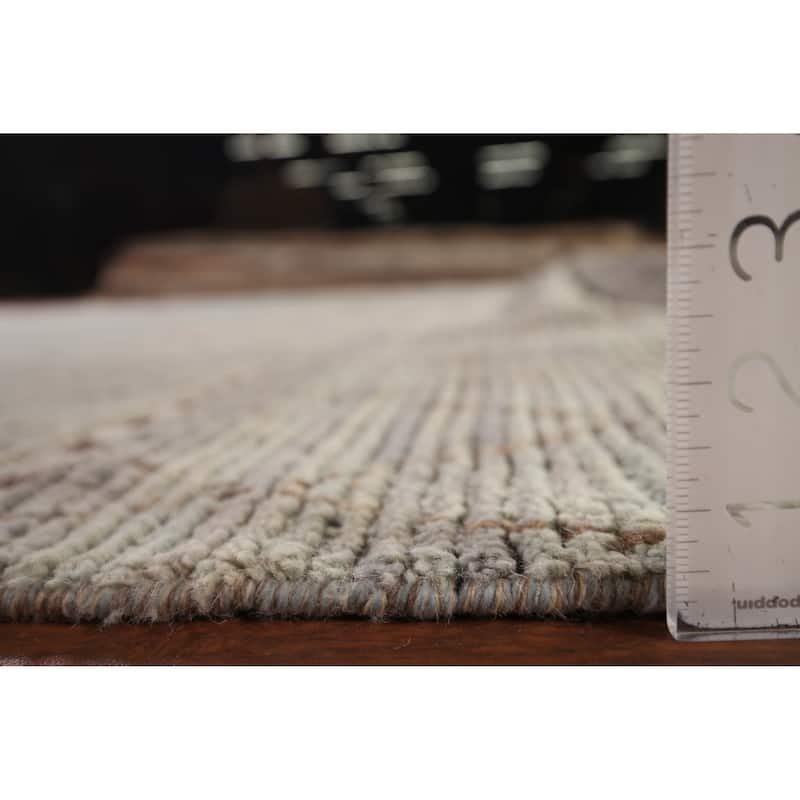 Trellis Moroccan Large Area Rug Handmade Oriental Wool Carpet - 10'0"x 15'4"