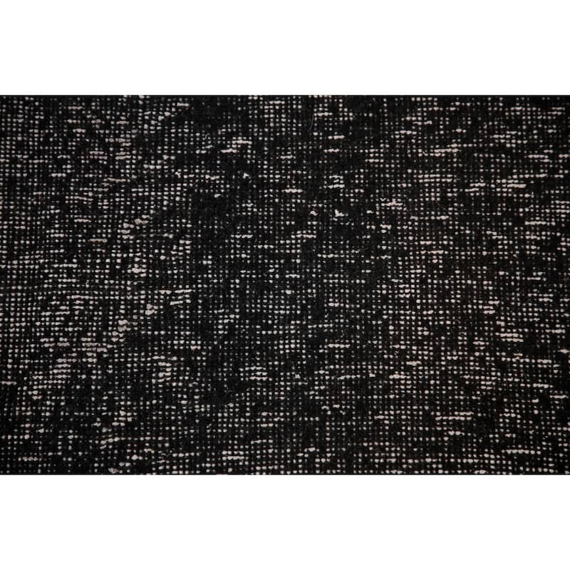 Distressed Over-Dyed Anatolian Turkish Vintage Handmade Wool Carpet - 4'10" x 13'3"