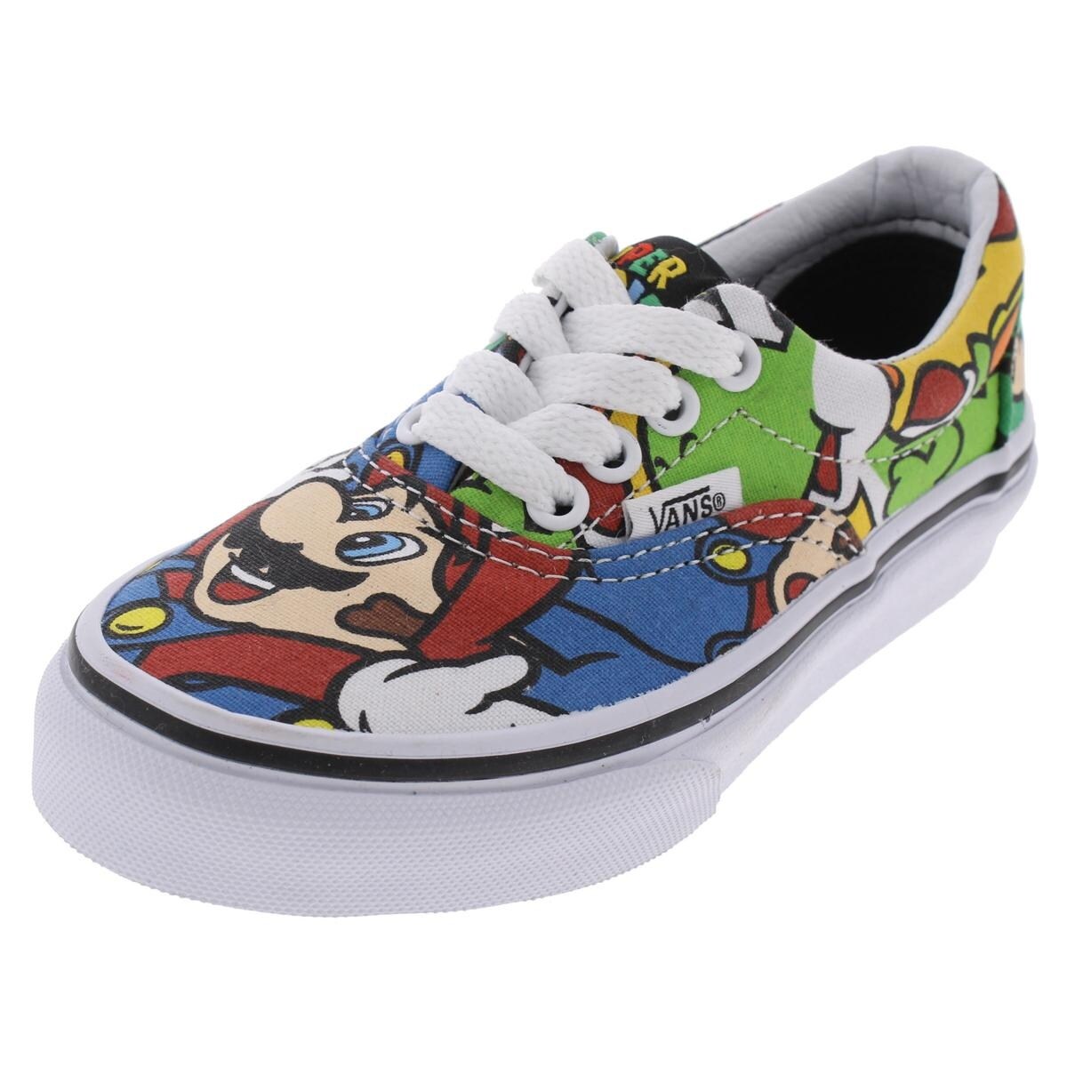 Shop Vans Era Super Mario Nintendo Casual Shoes Skate Low Top 11
