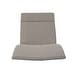 preview thumbnail 77 of 88, Salem Outdoor Chaise Lounge Cushion (ONLY CUSHION) by Christopher Knight Home - 79.25"L x 27.50"W x 1.50"H Charcoal