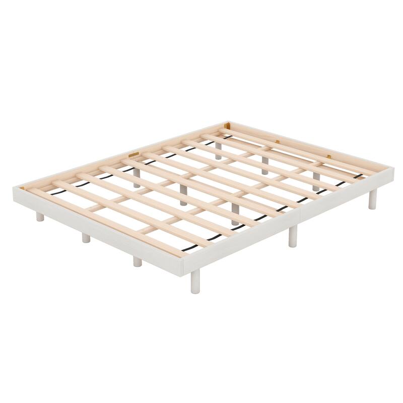 Modern Design Queen Floating Platform Bed Frame for Bedroom