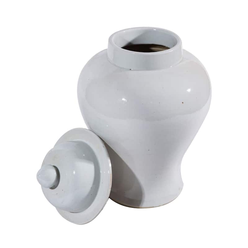 Busan White Temple Jar Small