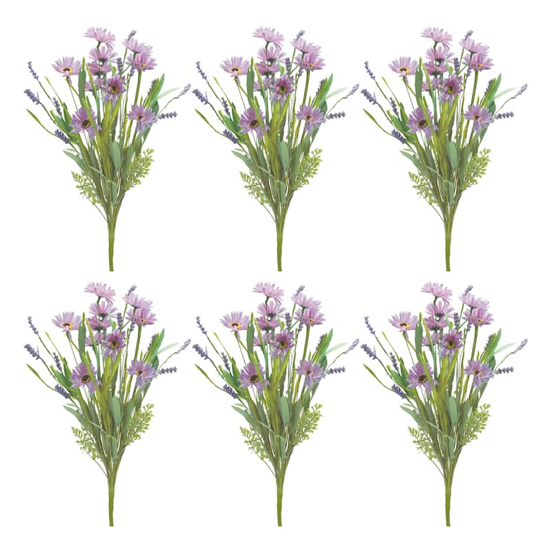 Mixed Daisy Bush (Set of 6)