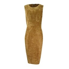 calvin klein brown dress