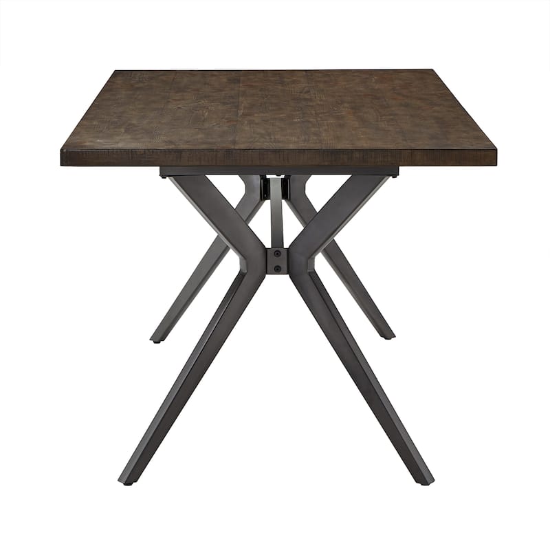 Presley Iron Grey Metal Base Dining Table by iNSPIRE Q Modern