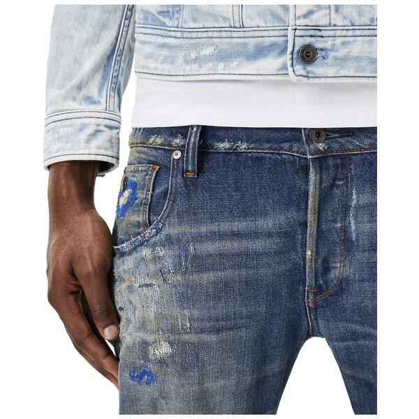 Shop G Star Raw Mens Arc 3d Slim Fit Jeans 34x32 Medium Vintage
