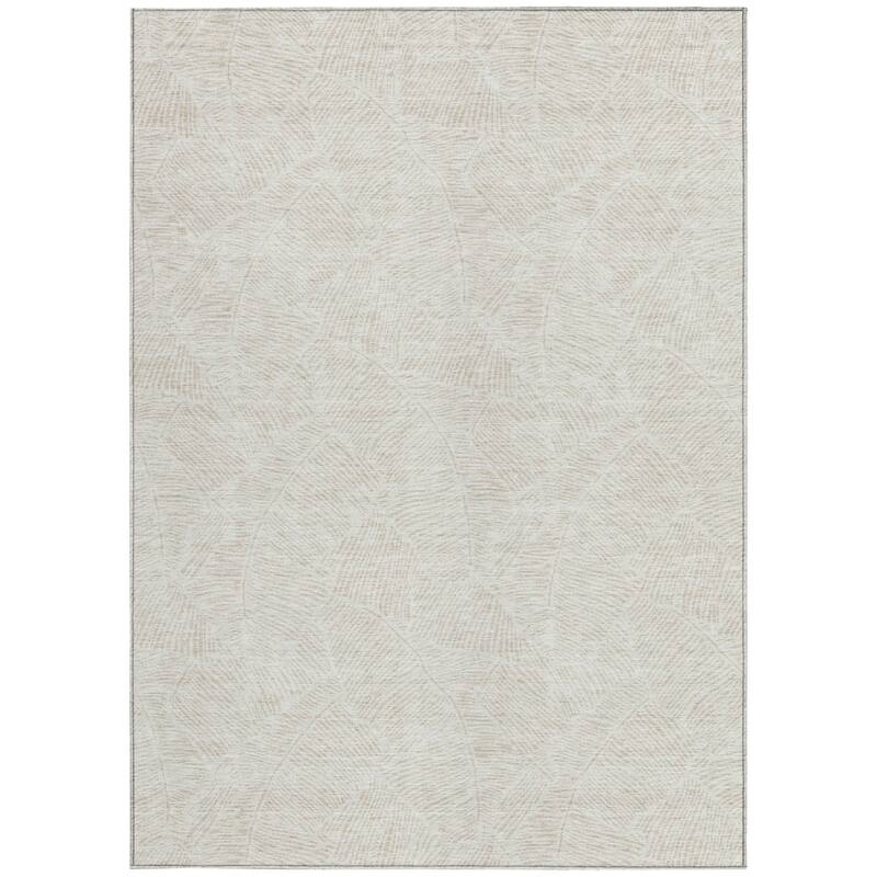 HomeRoots Floral Transitional Rectangle Outdoor Rug