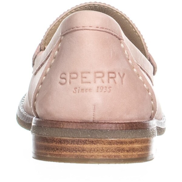sperry seaport penny loafer rose dust