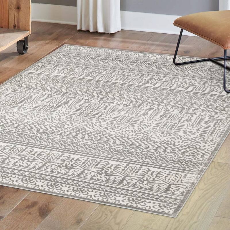 Southwestern/Lodge Richye Collection Area Rug - Gray - 2'x3'1"