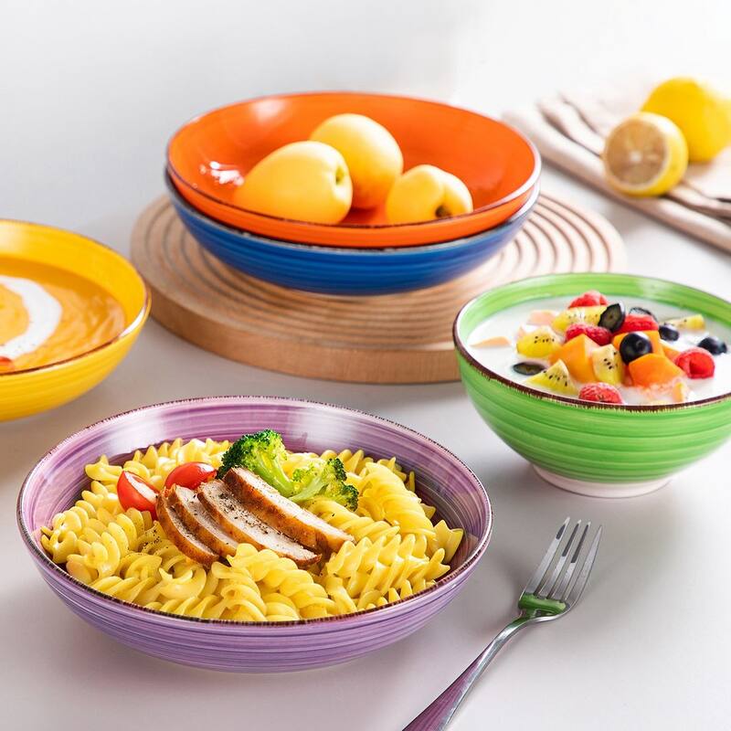 vancasso Bonita Stoneware Handpainted Multicolour Dinnerware Set