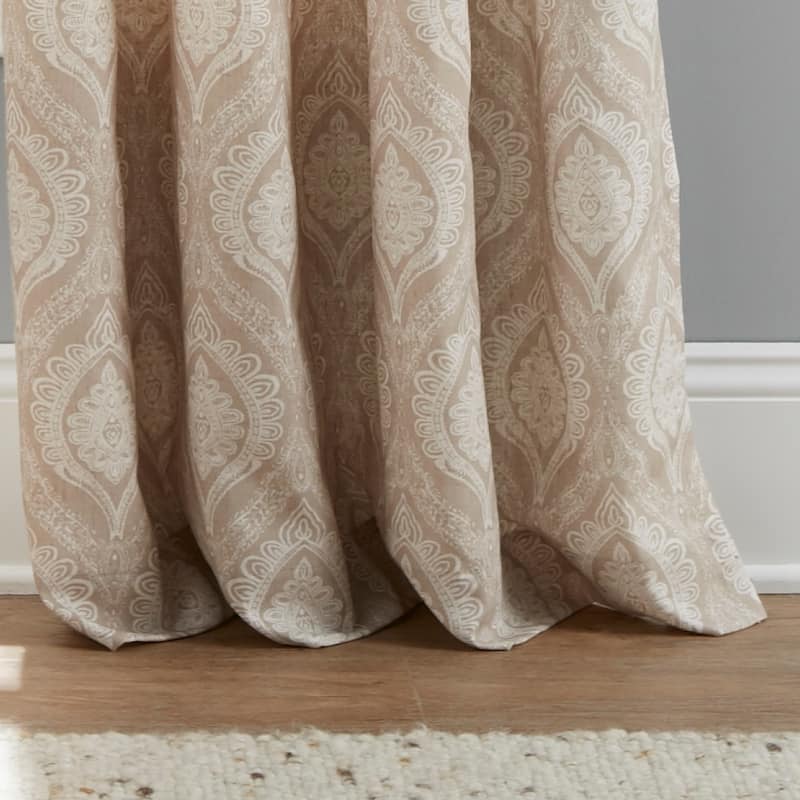 Nanshing Naomi Sheer Rod Pocket Single Curtain Panel - 50 x 84"